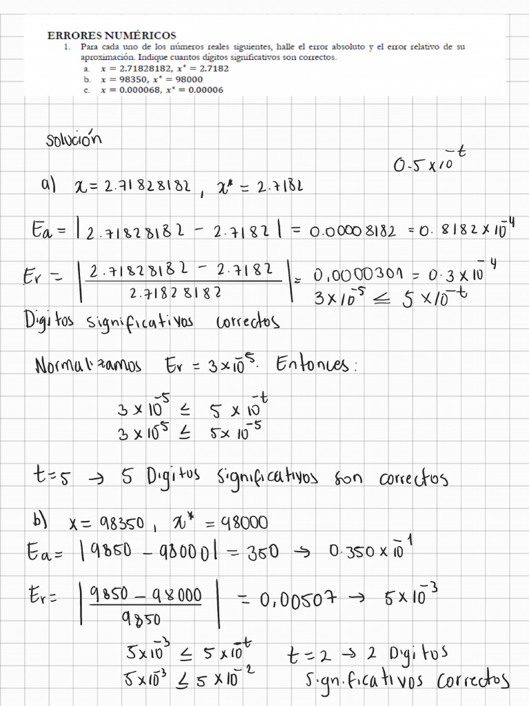 Taller Completo 1 TEORIA DEL ERROR - GXGR | PDF