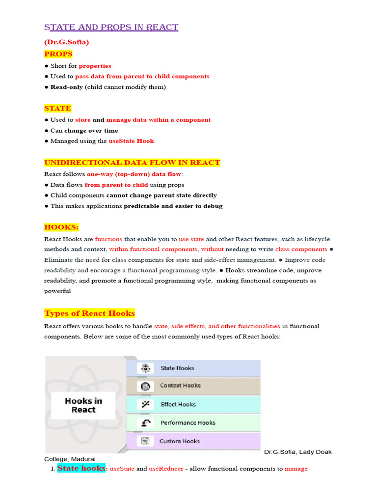 State Props Programs - Sofi | PDF | Software Development | Computer ...