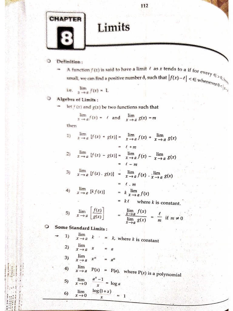 Limits | PDF