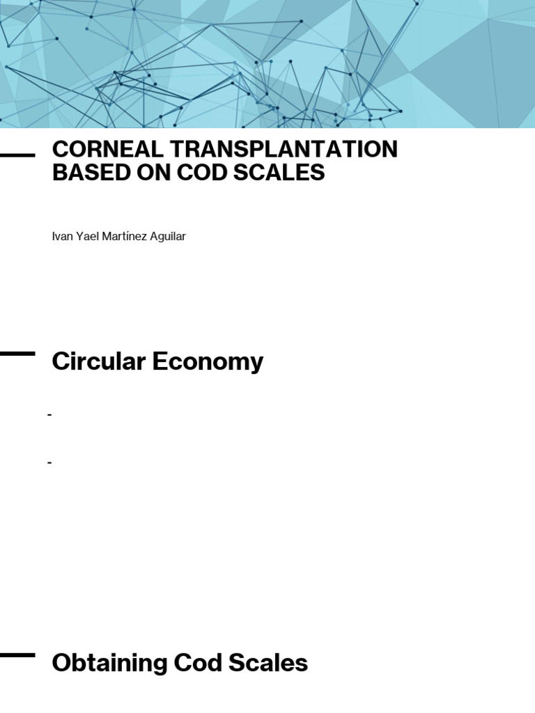 Corneal Transplantation Based On Cod Scales | PDF | Cornea