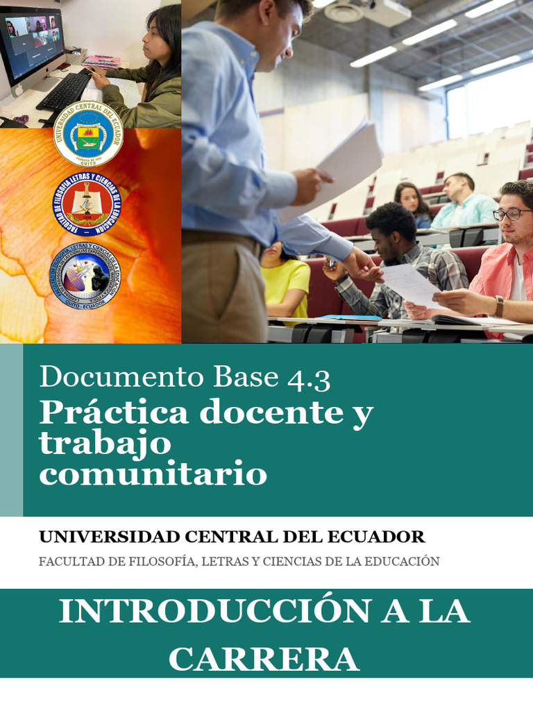 Documento Base 4.3 - Práctica Docente | PDF | Maestros | Enseñando