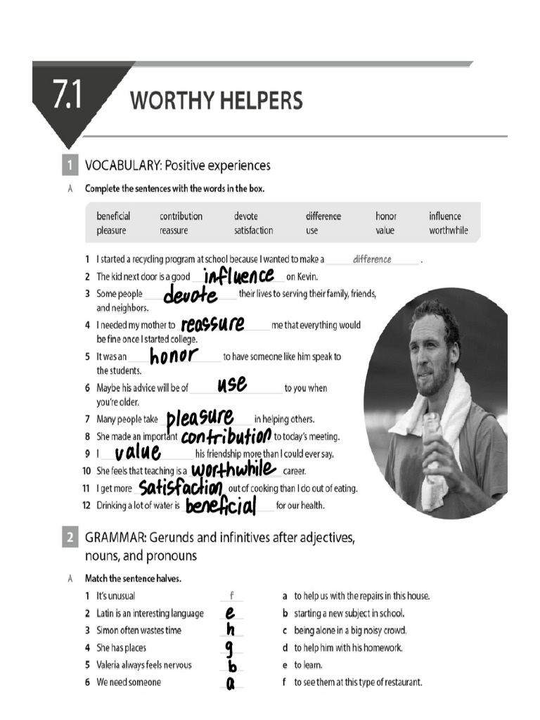 Lessons 7 One and 7 Two WB Practice | PDF