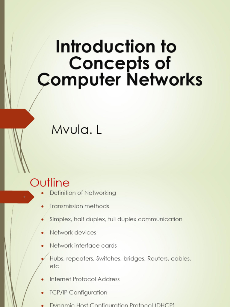 Networking Sept 2020 Intake | PDF | Transmission Medium | Computer Network