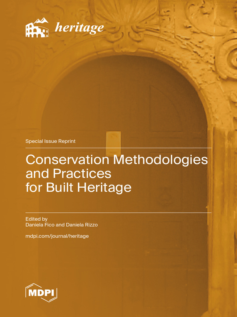 Conservation Methodologies and Practices For Built Heritage | PDF ...