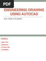 AutoCAD Text Commands Guide | PDF | Command Line Interface | Typography