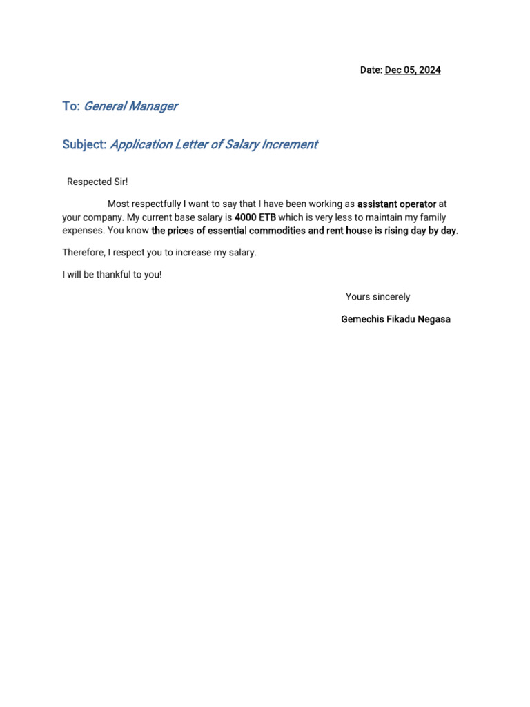 Application Letter Isa Dhumaa | PDF