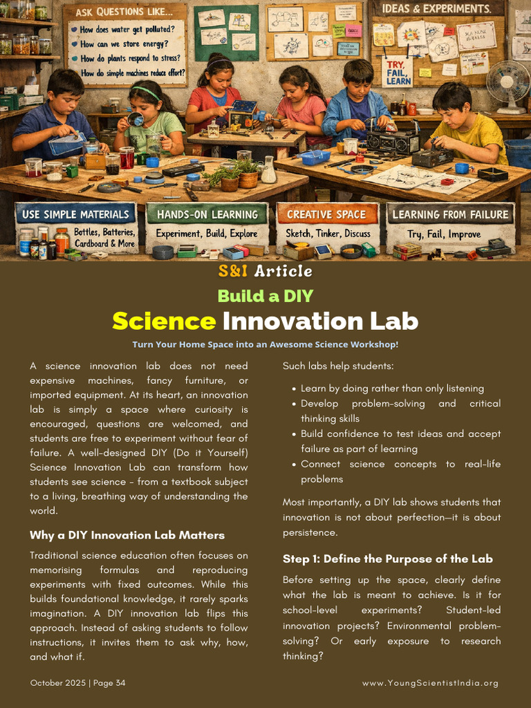 10-25 How To Build A DIY Science Innovation Lab | PDF | Science ...