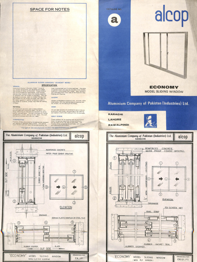 645 Alcop Sliding Window Profiles. | PDF