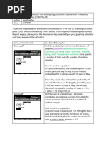 TI-84 Probability Distribution Guide | PDF | Normal Distribution ...