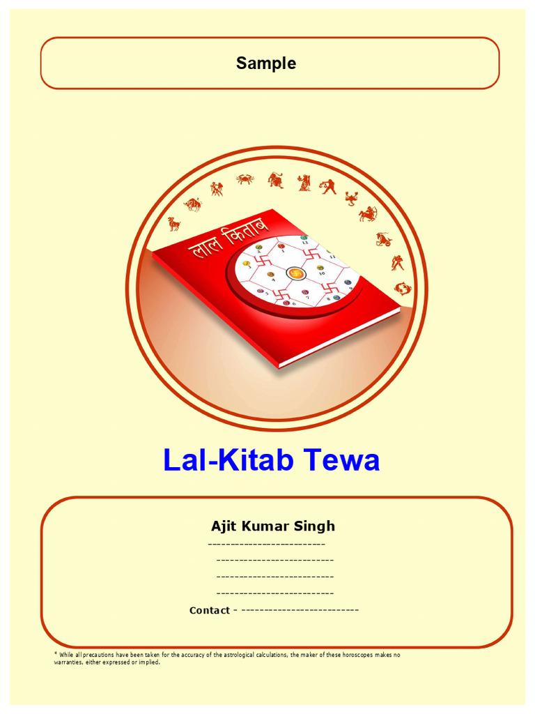 Ek 10 Lal Kitab English Module | PDF | Planets In Astrology | Planets