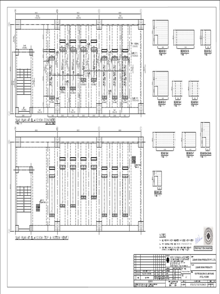150 TPD Building-Rev-01 at El. 10.50M 20260108 | PDF