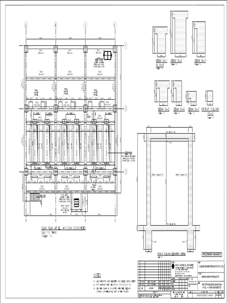 500 TPD Building-Rev-01 at El. 11.50M 20260108 | PDF