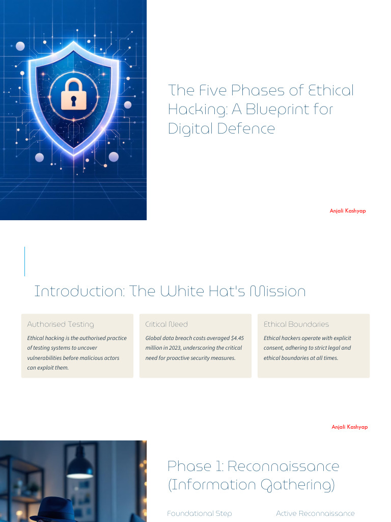 The Five Phases of Ethical Hacking | PDF | Security Hacker | Security