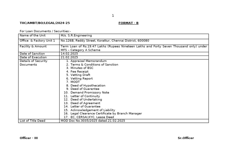 Format - B | PDF