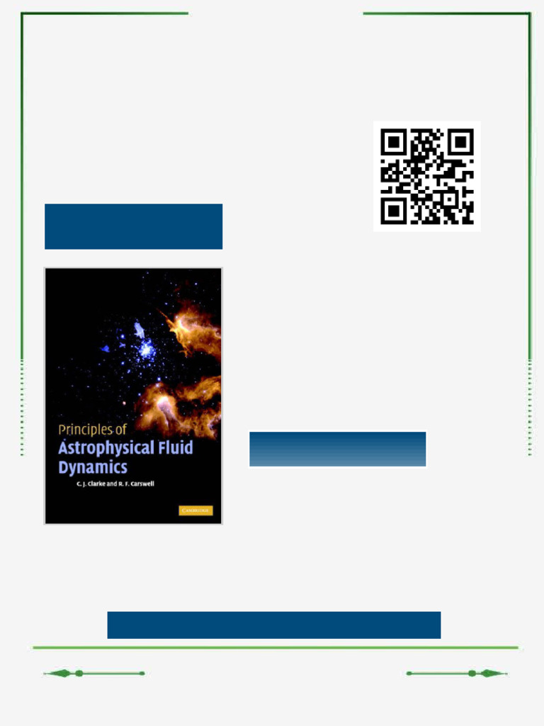 Principles of Astrophysical Fluid Dynamics 1st Edition Cathie Clarke ...