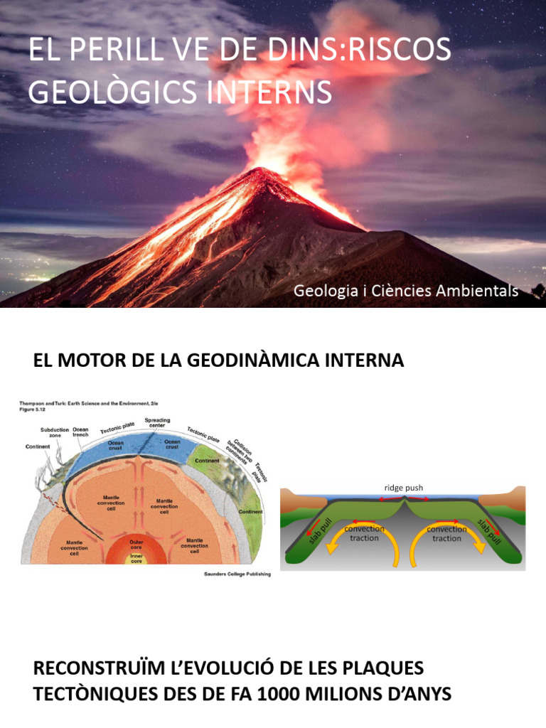 U2. El Perill Ve de Dins - Riscos Geològics Interns | PDF