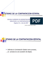 etapas de contratacion estatal colombia