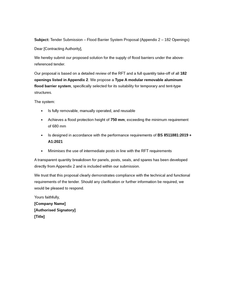 Clarification Letter | PDF