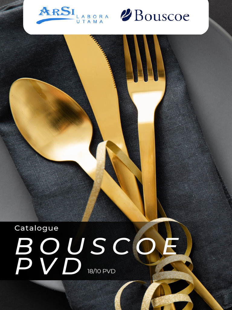 102 Bouscoe PVD Cutlery 2024 - Catalog Arsi Labora | PDF | Spoon ...