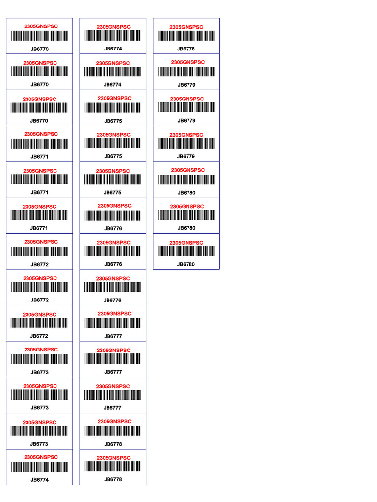 Report Labels 21022026 | PDF