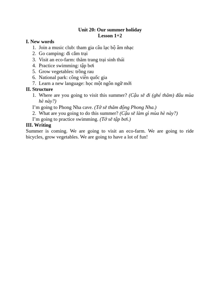 G5 Unit 20 | PDF