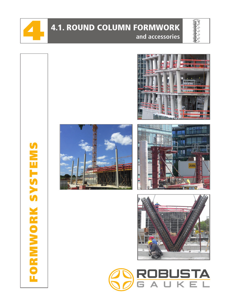 4.1.round Column Formwork 2016 | PDF | Mechanical Engineering