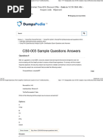 CS0-003 CompTIA CySA+ Exam Questions | PDF | Computer Security | Security