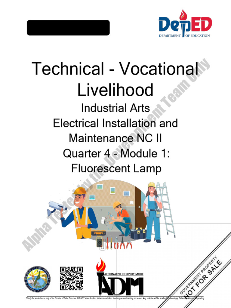 EIM-NCII 11 Q4 Module-1, Ready For QA | PDF | Fluorescent Lamp ...
