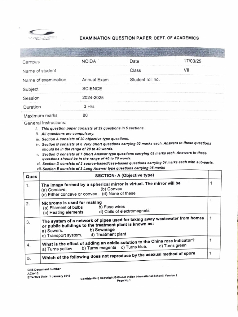 Science Paper | PDF