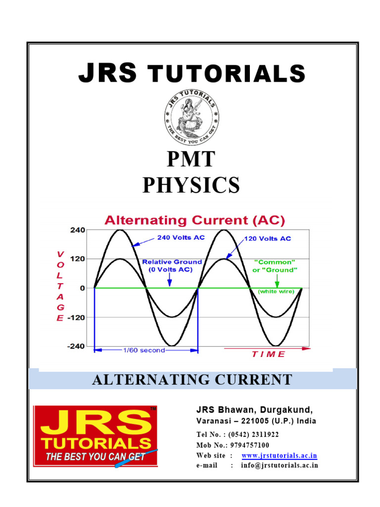 Alternating Current - PMT | PDF | Inductor | Transformer
