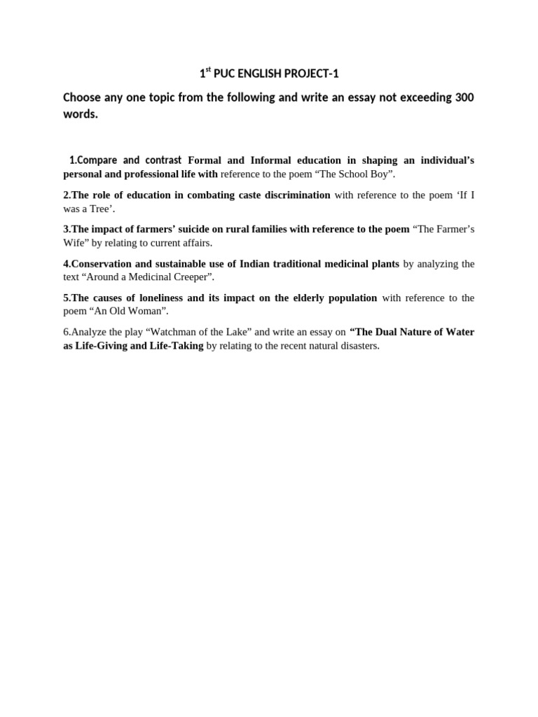 1st Pu Project | PDF