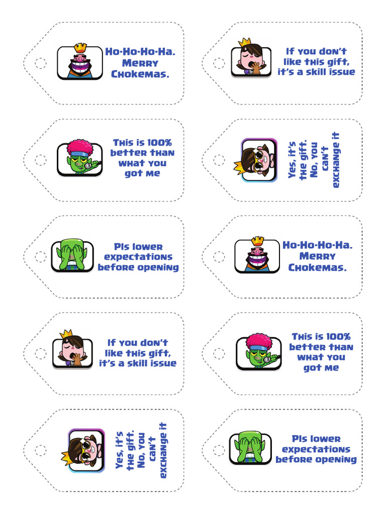 Clashmas Tags | PDF