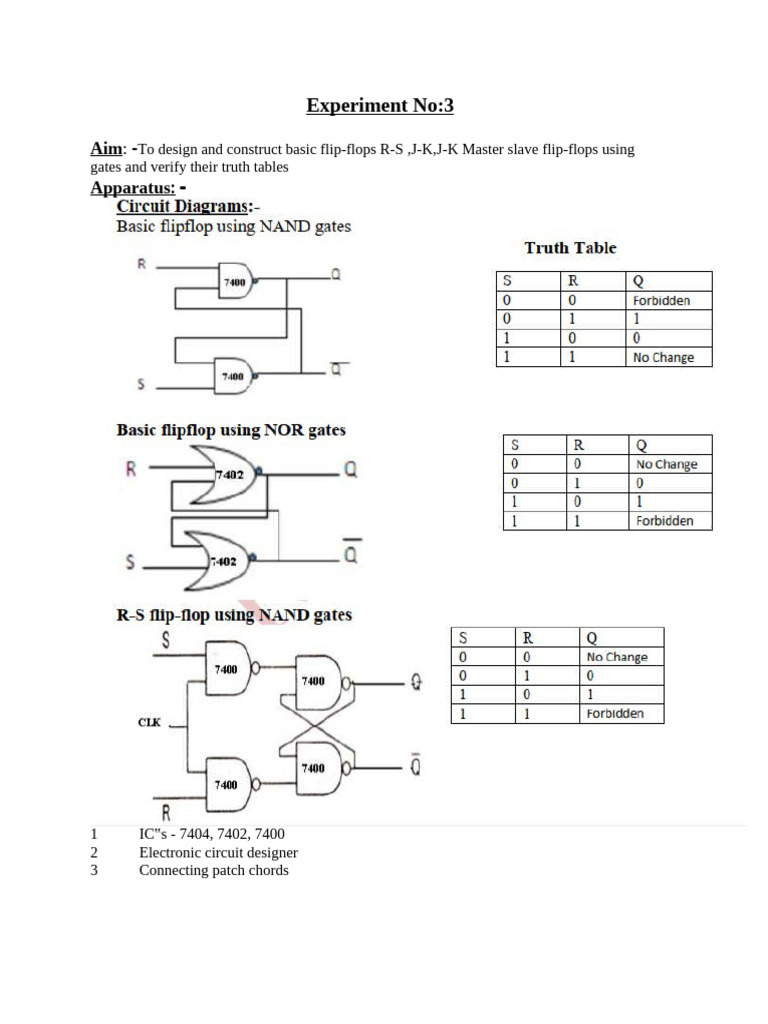 Experiment No 3 | PDF