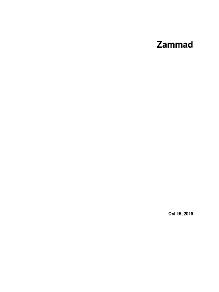 Zammad Admin Documentation | PDF | Computing | Software