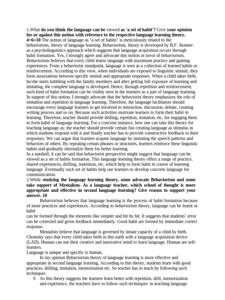 Theories and Methods | PDF | Language Education | Learning