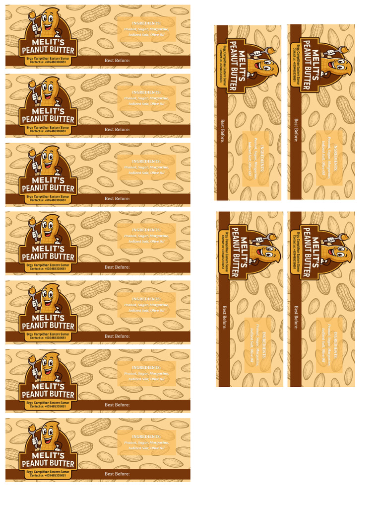 Peanut Sticker | PDF