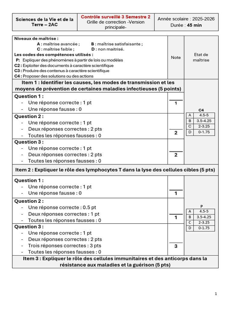 Code Book-DS3-2 AC-SVT Version Principale | PDF | Système immunitaire ...