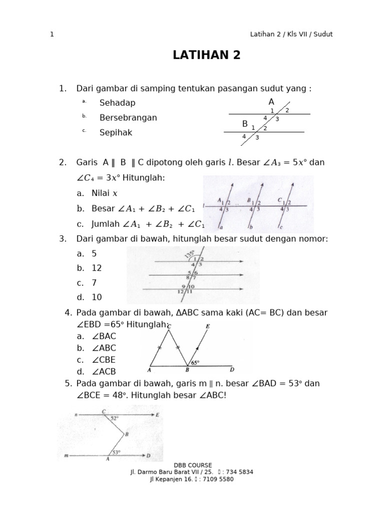Latihan 2 | PDF