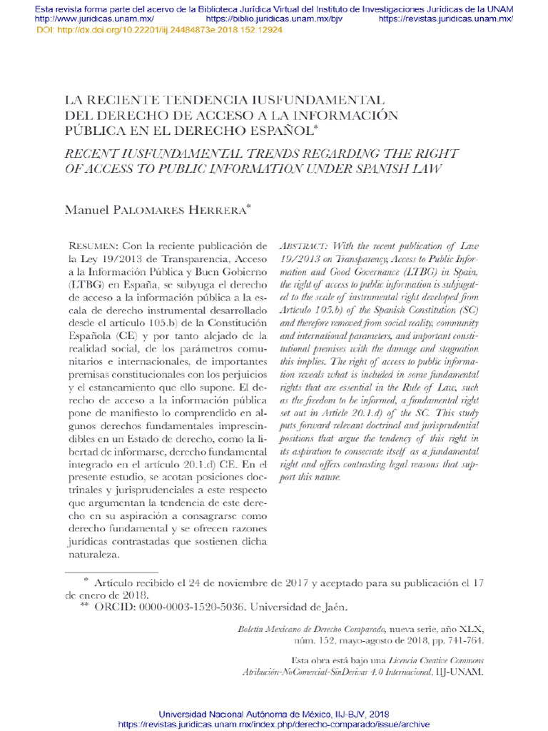 Iusfundamental A La Informaciónpública | PDF