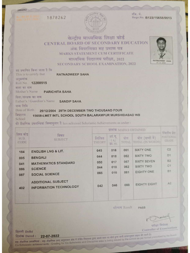 Class 10 Result | PDF