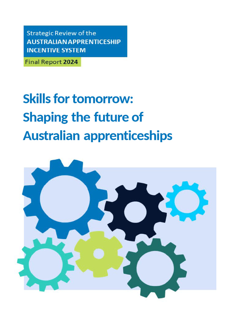Final Report - Strategic Review of The Australian Apprenticeships ...