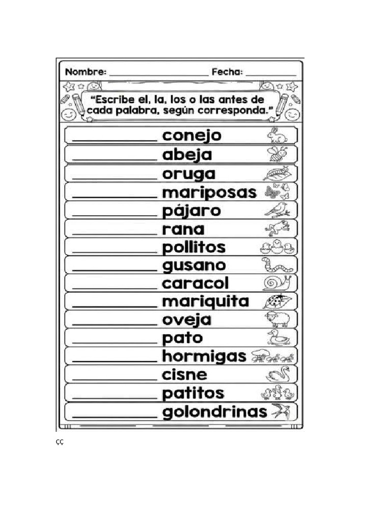 El, La, Los, Las | PDF