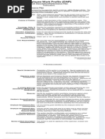 Employee Work Profile Guidelines | PDF | Human Resources | Employment