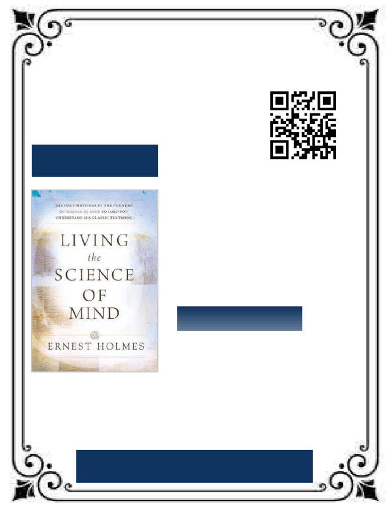 Living The Science of Mind Ernest Holmes Ebook Testbank Solutions ...