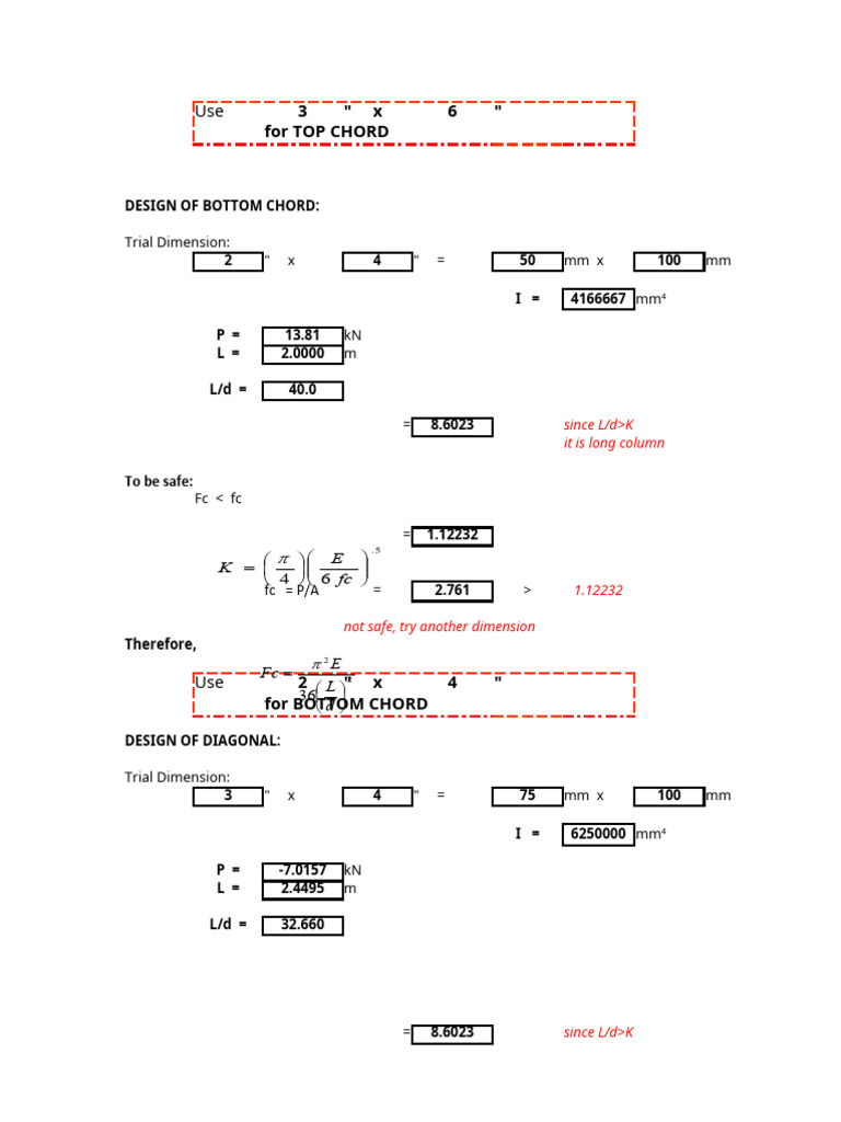 Residential Building Design Using Excel Program Final 5 | PDF