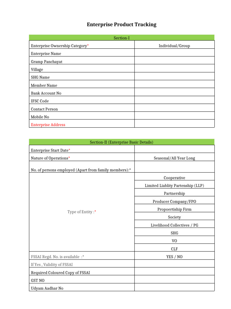 Revised Enterprise Product Tracking | PDF | Economies