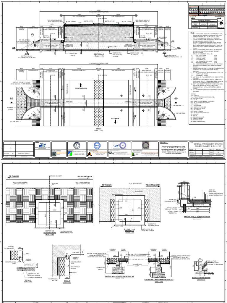 NH48 BC CH-91+177 Gad RCC | PDF | Architectural Elements | Building ...