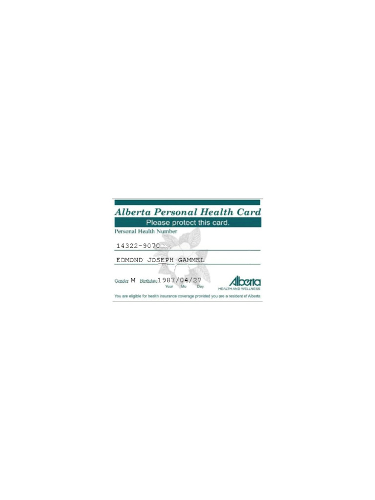 Health Card | PDF
