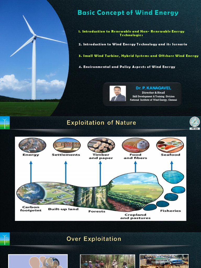 Basics of Wind Energy - PK | PDF | Wind Turbine | Climate Change