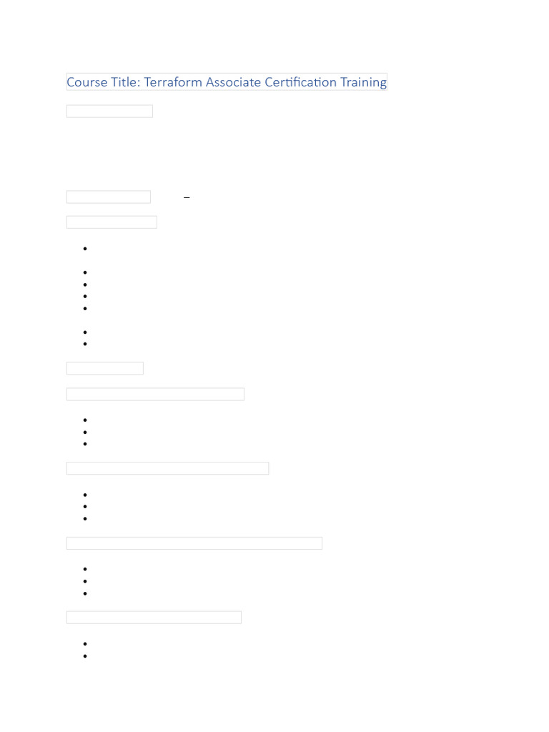 Terraform Associate Program - Senthilraj | PDF | Version Control | Software